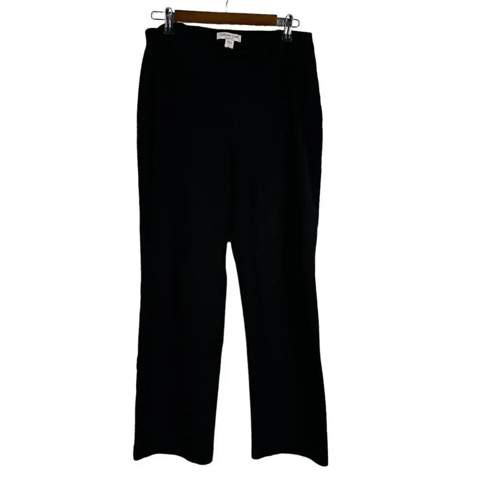Coldwater Creek Classic Fit Pant size Small or 8 Black